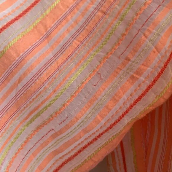 J. H. Collectibles orange striped shirt - Picture 8 of 11